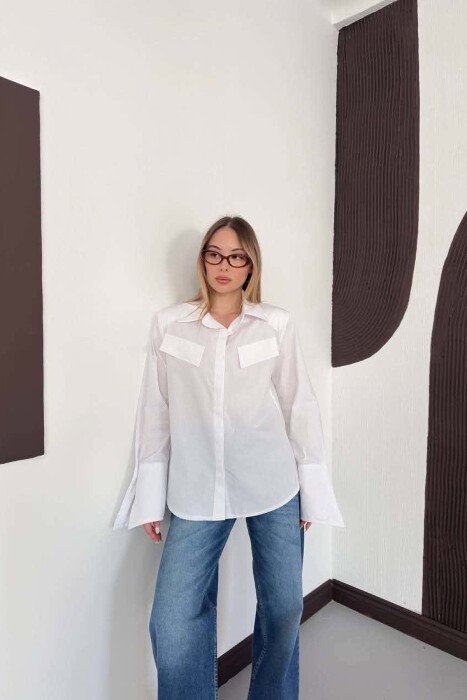 KEMISHE PER FEMRA NE NGJYRE TE BARDHE - KLAUDIO FASHION