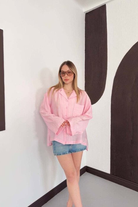KEMISHE PER FEMRA NE NGJYRE ROZE - KLAUDIO FASHION