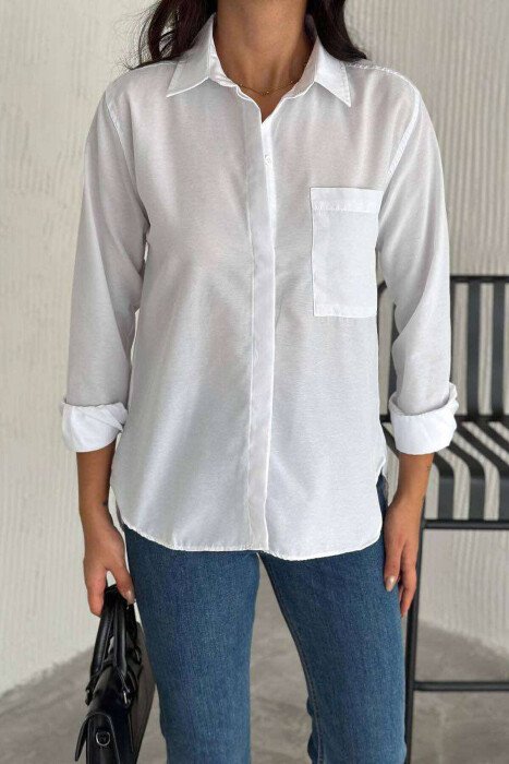 KËMISHË PËR FEMRA NË NGJYRËN E BARDHË - KLAUDIO FASHION