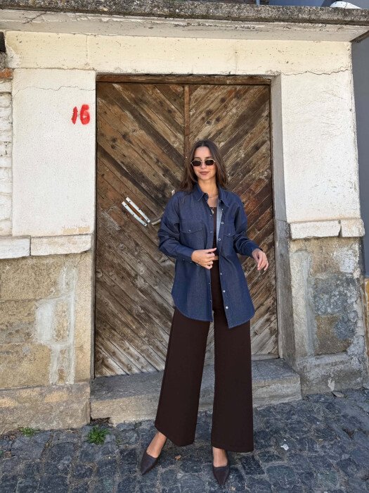 KEMISHE XHINS PER FEMRA NE NGJYRE BLU TE ERRET - KLAUDIO FASHION