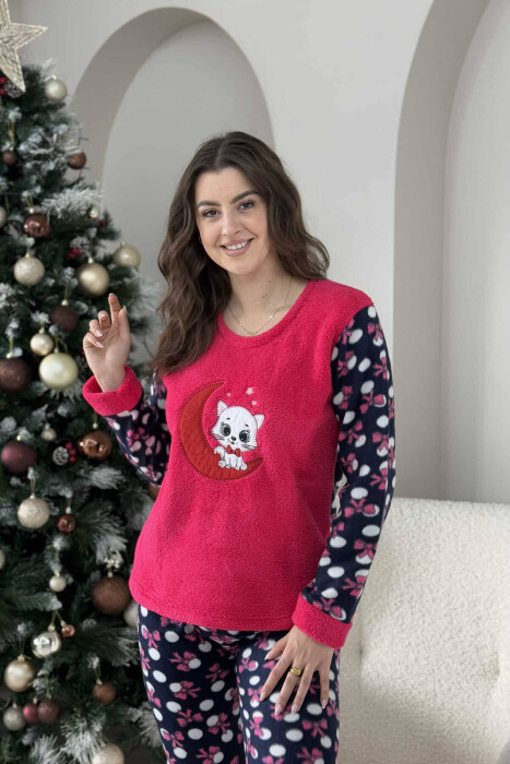 KITTEN IMAGE WOMEN PYJAMAS FUCHSIA/CIKLAMI - 5