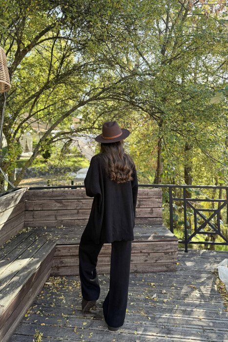 KNIT SET SIMPLE WOMAN BLACK/ E ZEZE - 4