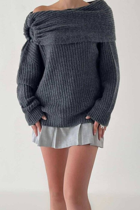 TRIKO PËR FEMRA NË NGJYRËN GRI - KLAUDIO FASHION