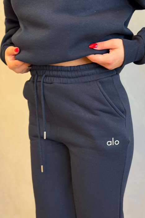 KOSTUM ALO ME PUSH BLUZË+TUTA PËR FEMRA NË NGJYRË BLU - 6