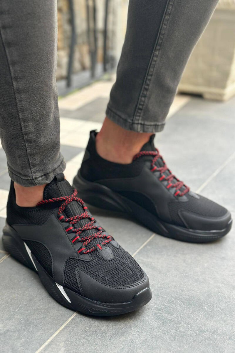 LACING COMFORT MEN SNEAKERS BLACK/ E ZEZE - 2