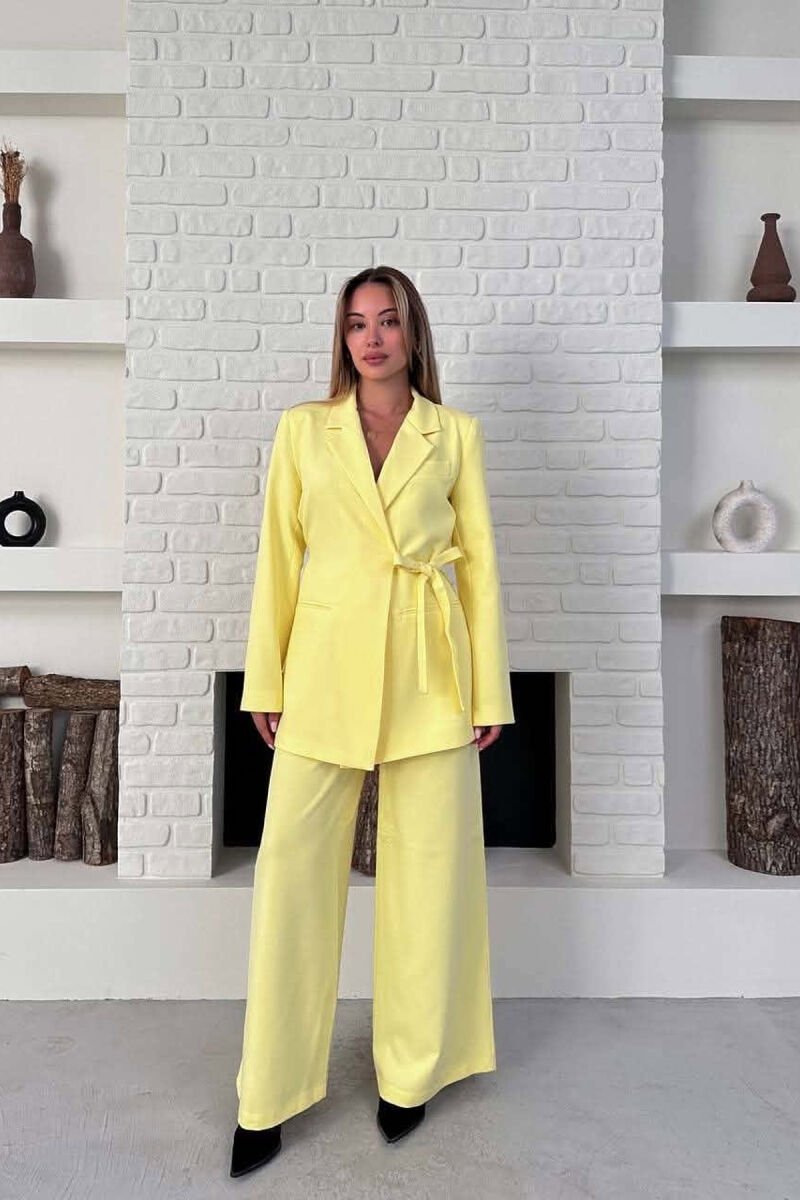 LACING JACKET +TROUSERS WOMAN SET YELLOW/E VERDHE - 4