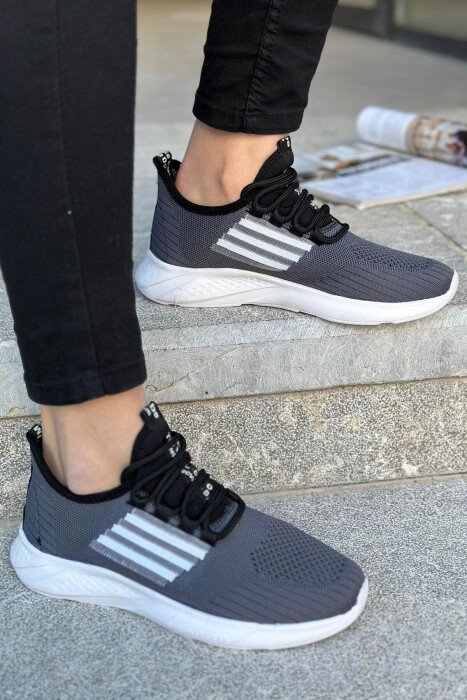 LACING LINES WOMAN SNEAKERS DARK GREY/GEE - 2