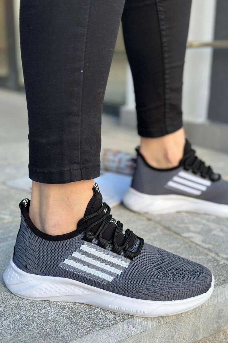 LACING LINES WOMAN SNEAKERS DARK GREY/GEE - 3