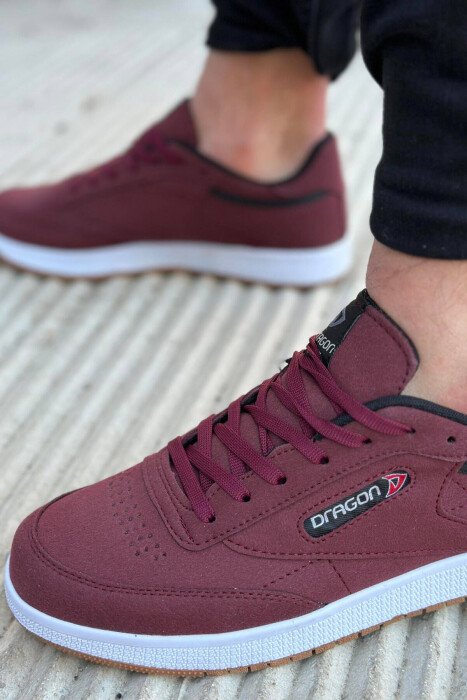 LACING PLATFORM MEN SNEAKERS BURGUNDY/VISHNJE - 2