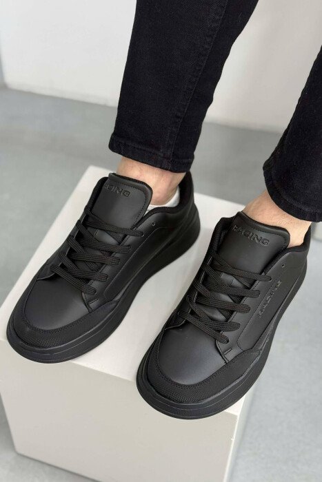 LACING PLATFORM MEN SNEAKERS BLACK/ E ZEZE - 2