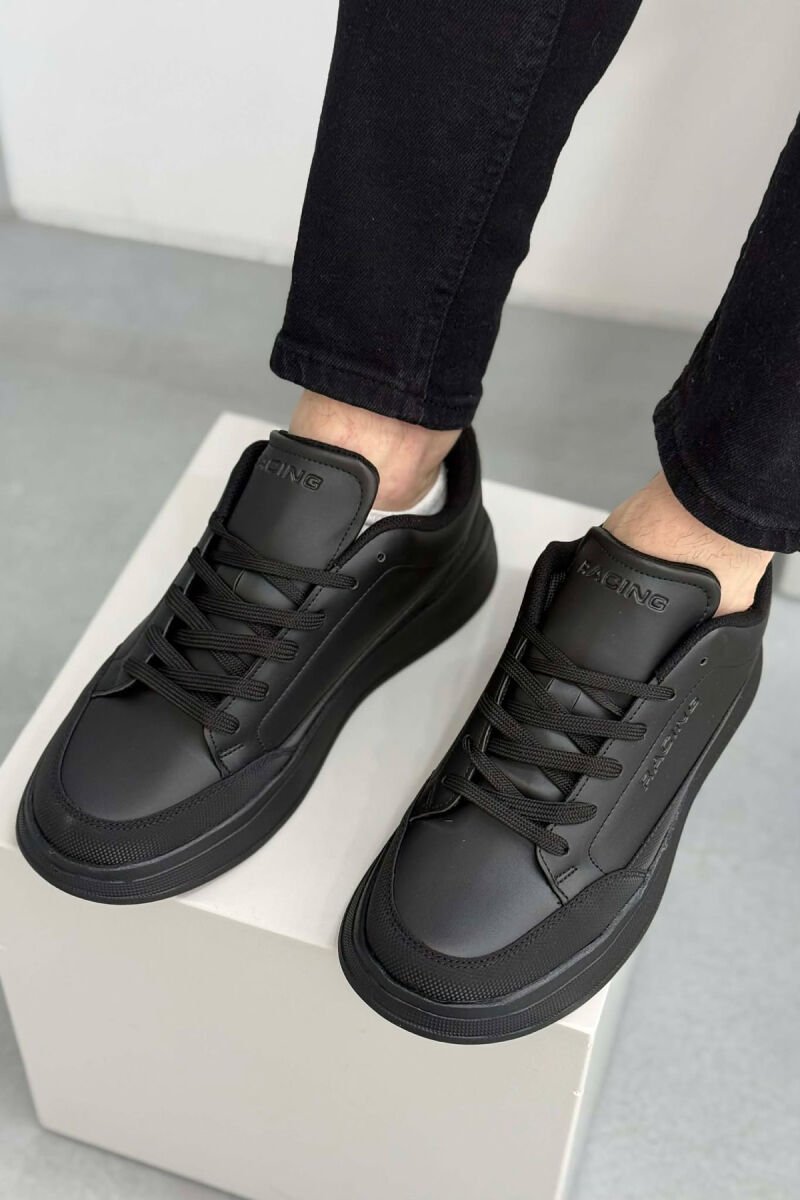 LACING PLATFORM MEN SNEAKERS BLACK/ E ZEZE - 2