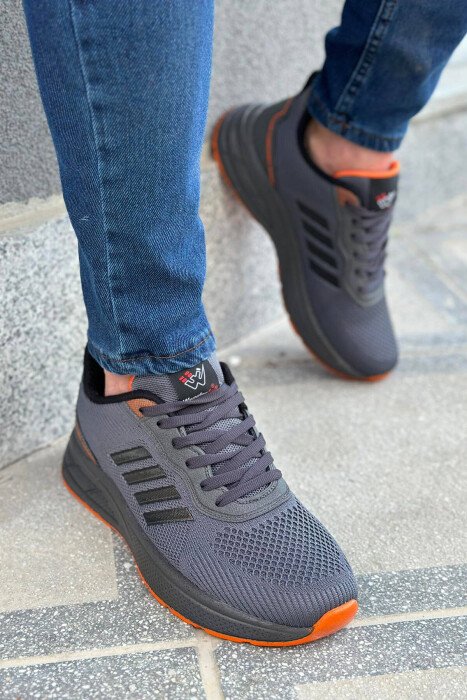 LACING PLATFORM MEN SNEAKERS DARK GREY/GEE - 2