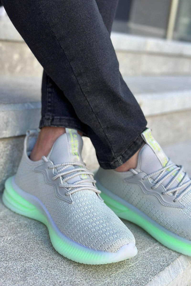 LACING PLATFORM MEN SNEAKERS GREY/GRI - 2