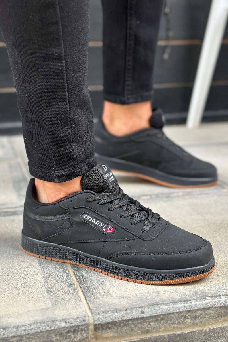 LACING PLATFORM MEN SNEAKERS MIDNIGHT BLACK/ E ZEZE MESNATE - 3