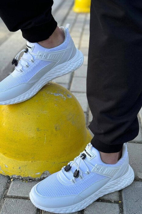LACING PLATFORM MEN SNEAKERS WHITE-E BARDHE - 2