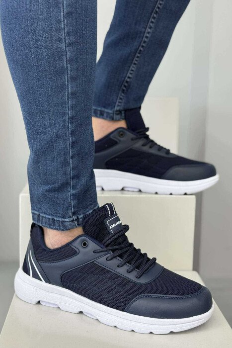 LACING SIMPLE MEN SNEAKERS BLUE/BLU 