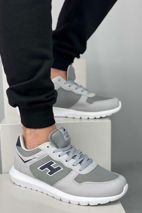LACING SIMPLE MEN SNEAKERS GREY/GRI 