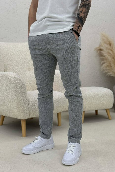 LACING WAIST MEN PANTS LIGHT GREY/GZ 
