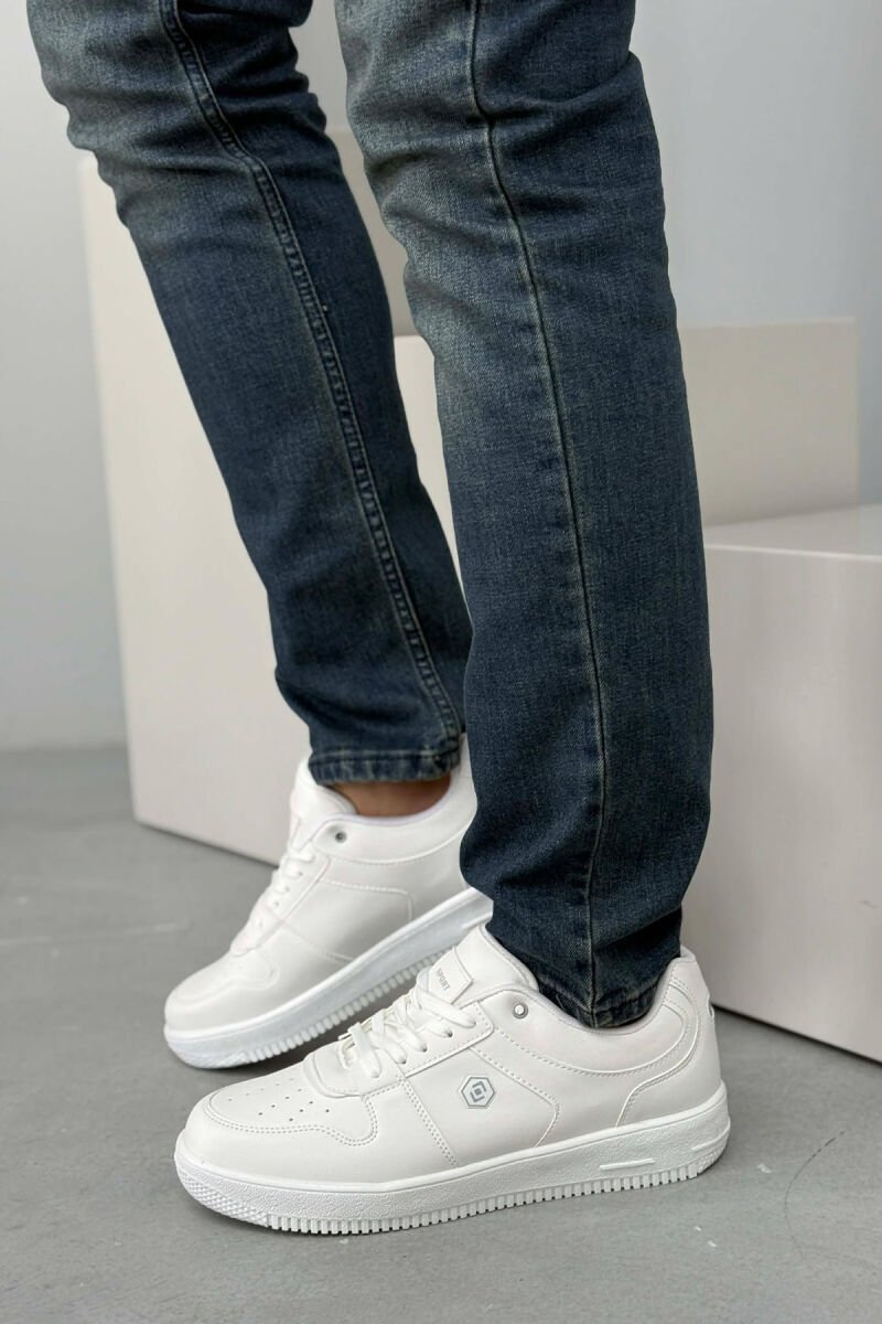 LACINGS SIMPLE MEN SNEAKERS WHITE-E BARDHE - 1