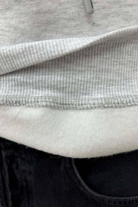 LAKERS WRITTING FLUFFY MEN HOODIE LIGHT GREY/GZ - 5