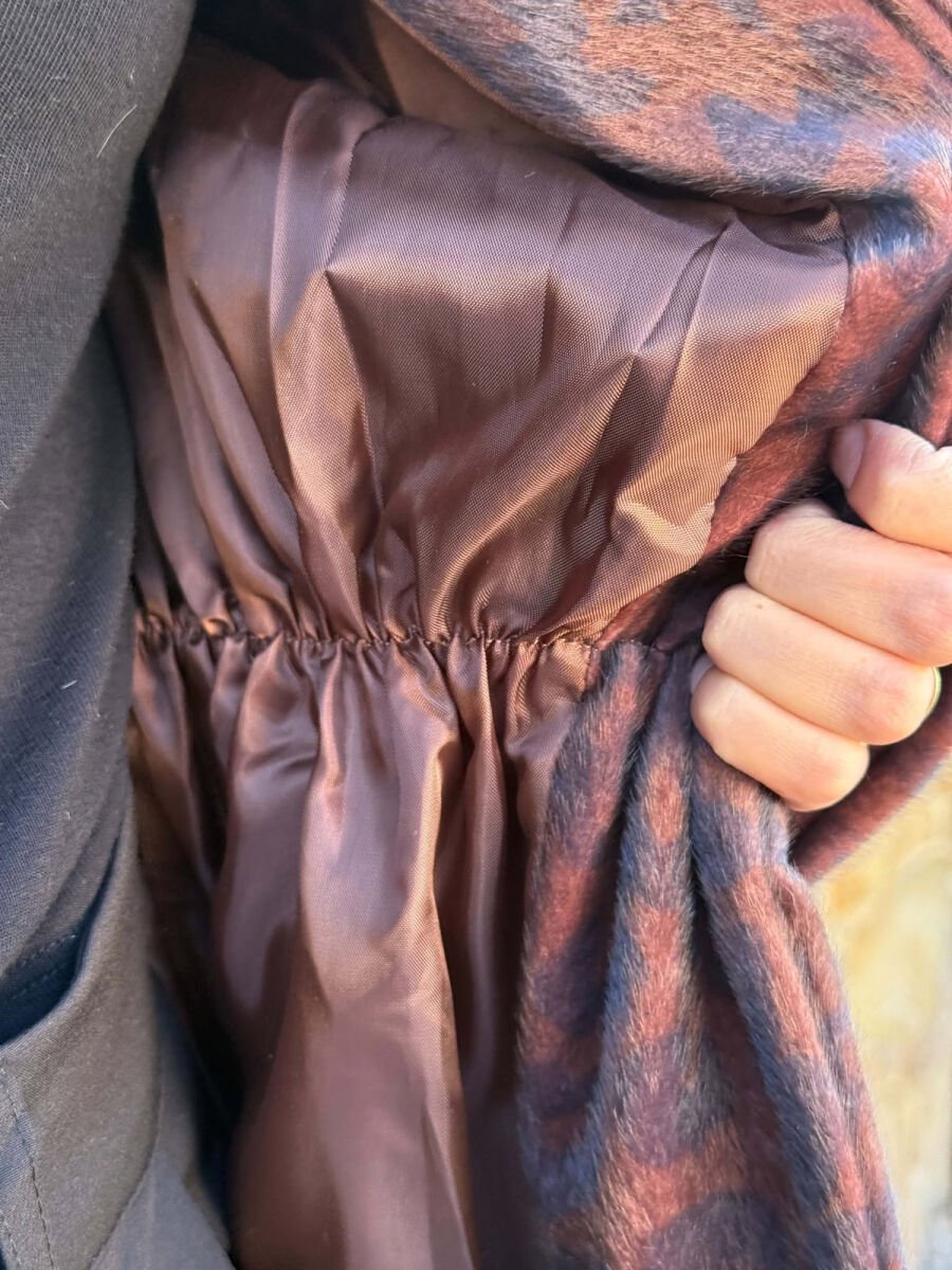LEO DESIGN GOLD BUTTONS WOMAN JACKET BROWN/KAFE - 4