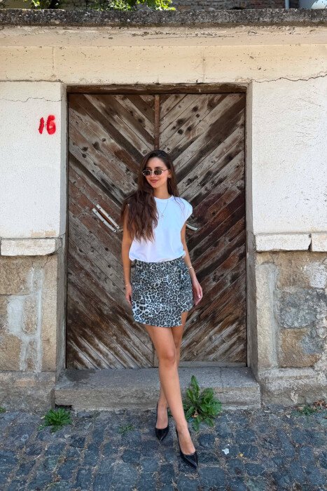 LEO DESIGN SIMPLE WOMAN SKORTS GREY/GRI - 2