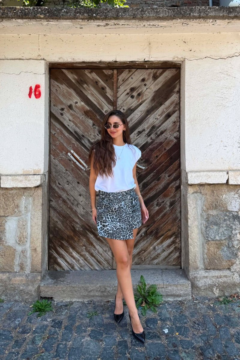 LEO DESIGN SIMPLE WOMAN SKORTS GREY/GRI - 2