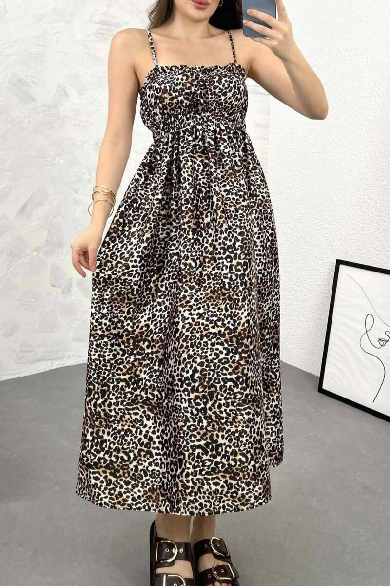 LEO DESIGN WOMAN DRESS LEO/LEOPARD - 1
