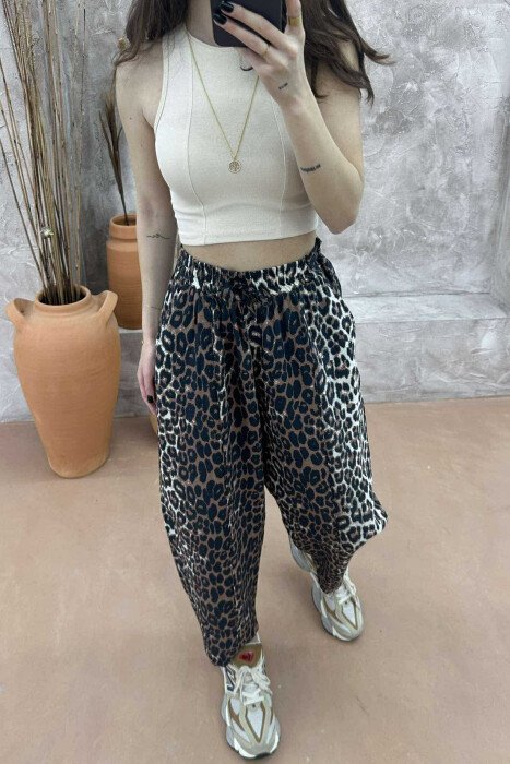 LEO DESIGN WOMAM PANTS LEO/LEOPARD - 2