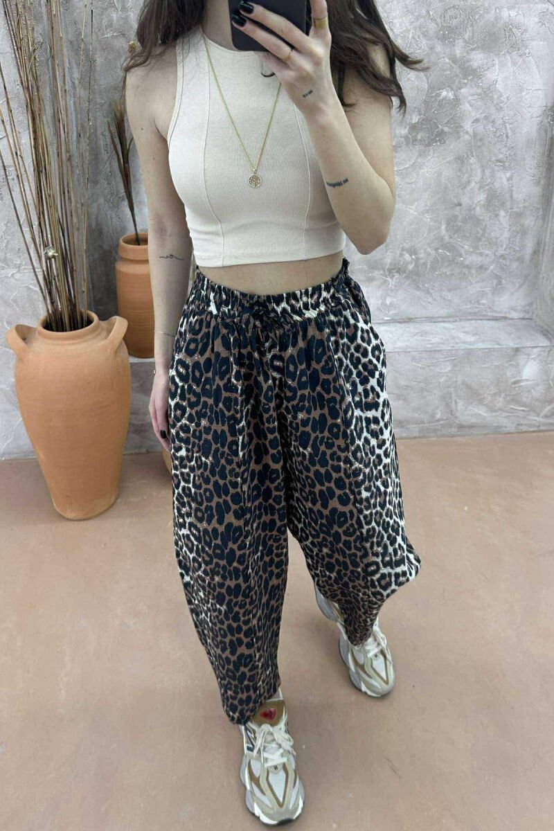 LEO DESIGN WOMAM PANTS LEO/LEOPARD - 2