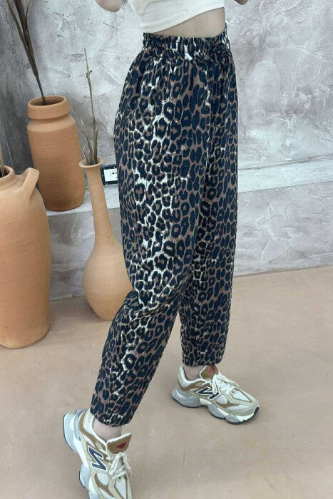 LEO DESIGN WOMAM PANTS LEO/LEOPARD - 4
