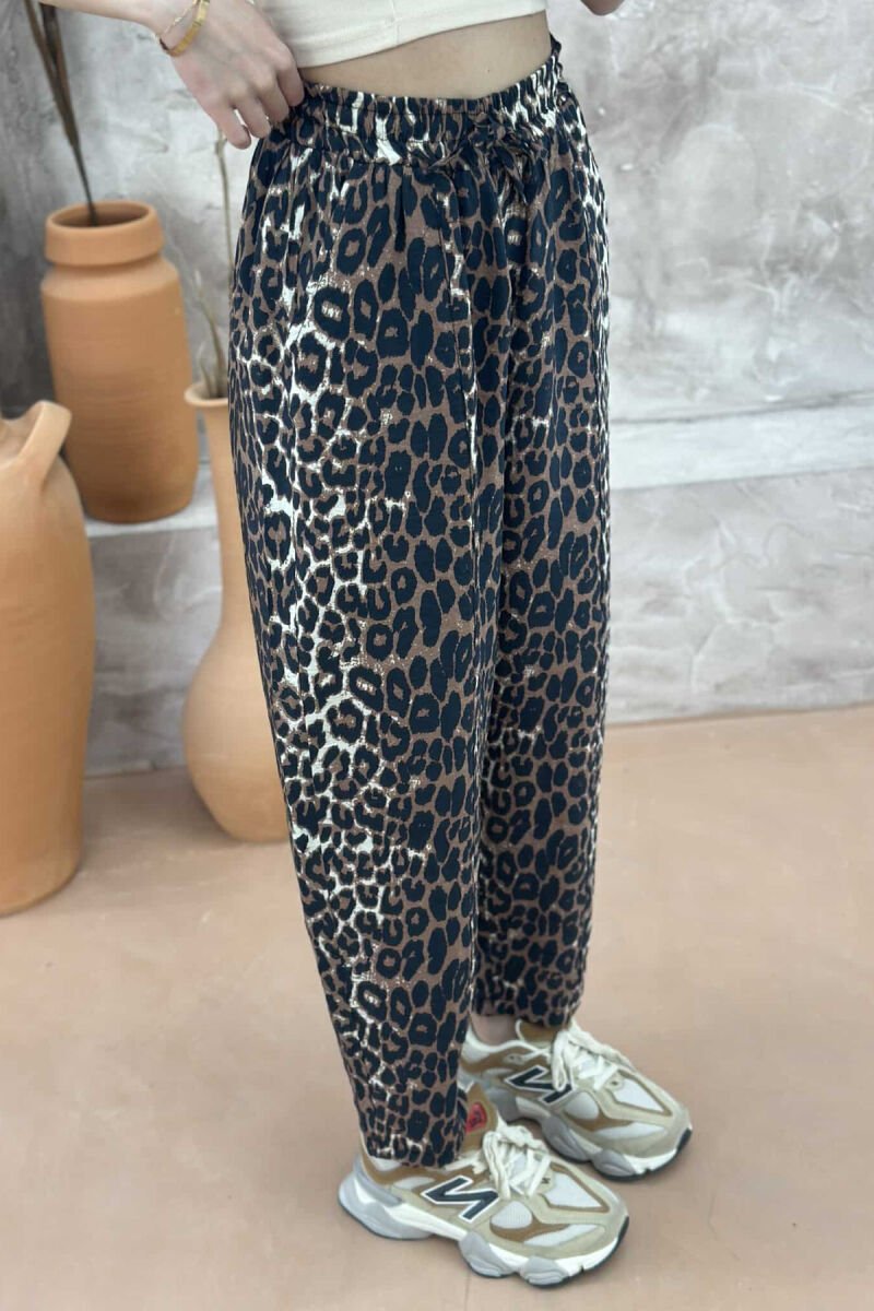 LEO DESIGN WOMAM PANTS LEO/LEOPARD - 5