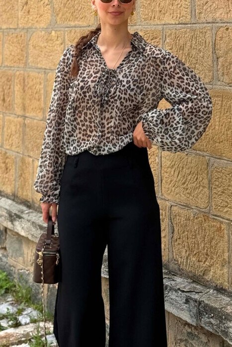 LEO DESIGN WOMAN SHIRT LEO/LEOPARD - 3