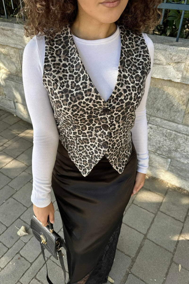 LEO DESIGN WOMEN VEST LEO/LEOPARD - 7