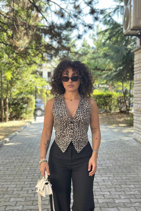 LEO DESIGN WOMEN VEST LEO/LEOPARD - 16