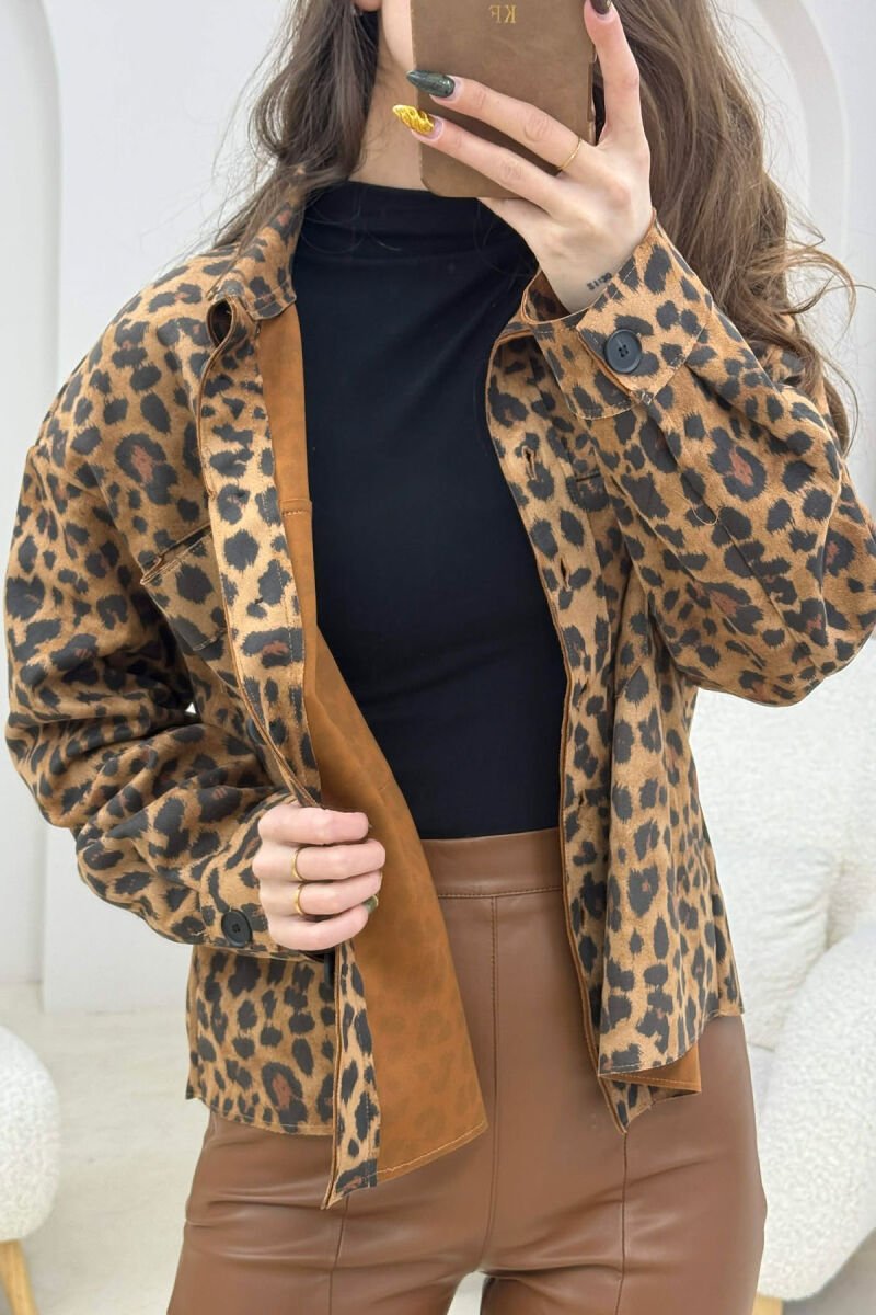 LEO DESIGNED SIMPLE WOMEN JACET LEO/LEOPARD - 1