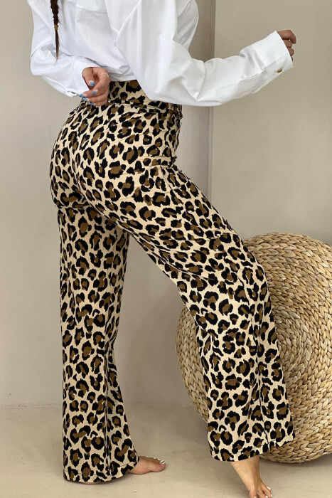 LEO FRONT DESIGN WOMEN TROUSERS LEO/LEOPARD - 2