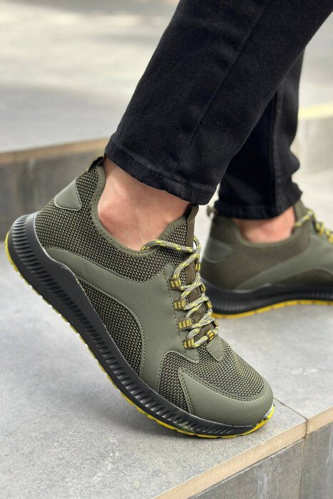 LICE SIMPLE MAN SHOES GREEN/YELLOW/JEVE 