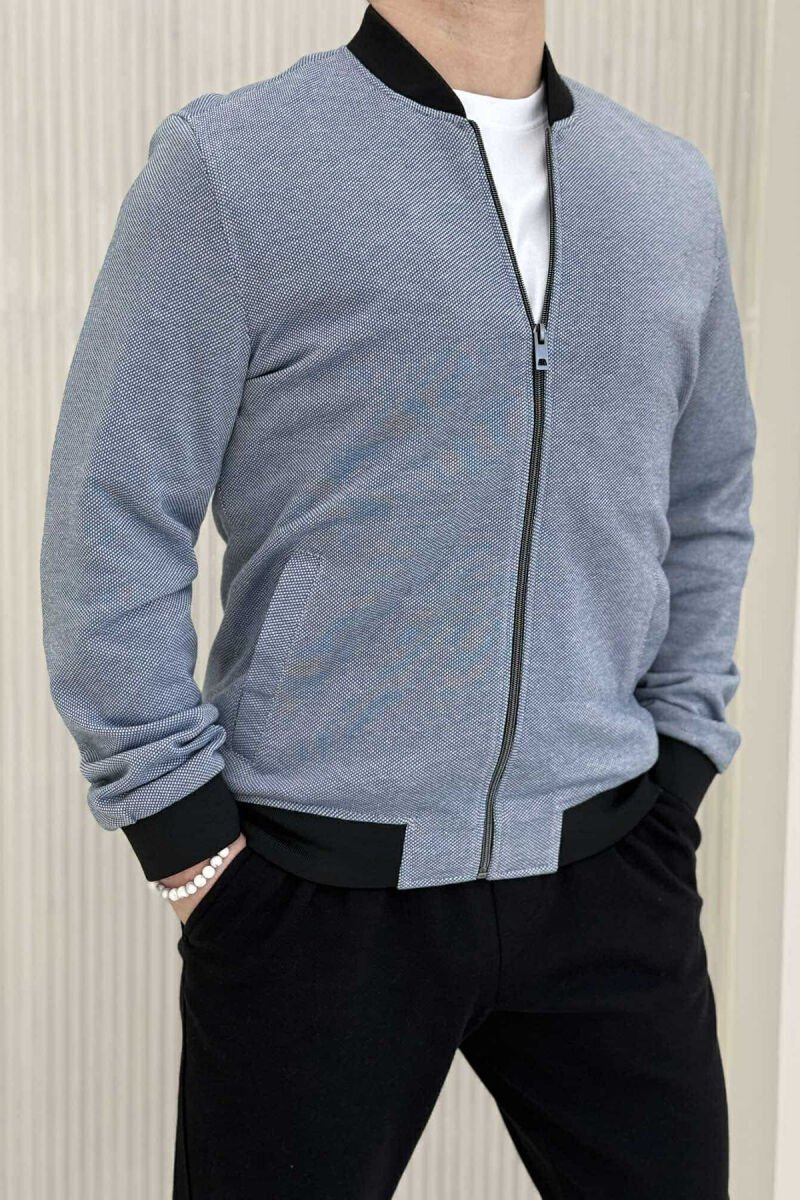 LIGHT BOMBER SIMPLE MEN JACKET BABY BLUE/BLU BY - 1