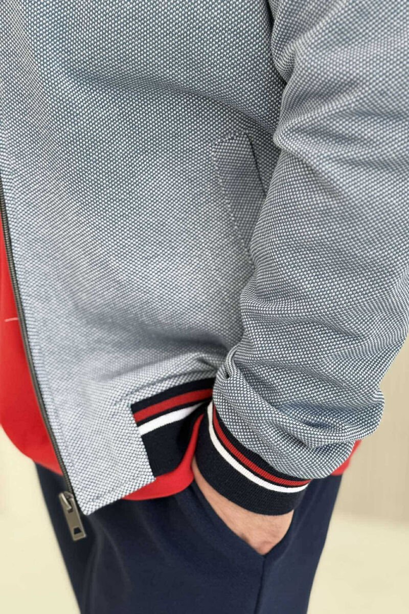 LIGHT BOMBER SIMPLE MEN JACKET LIGHTBLUE/BZ - 4