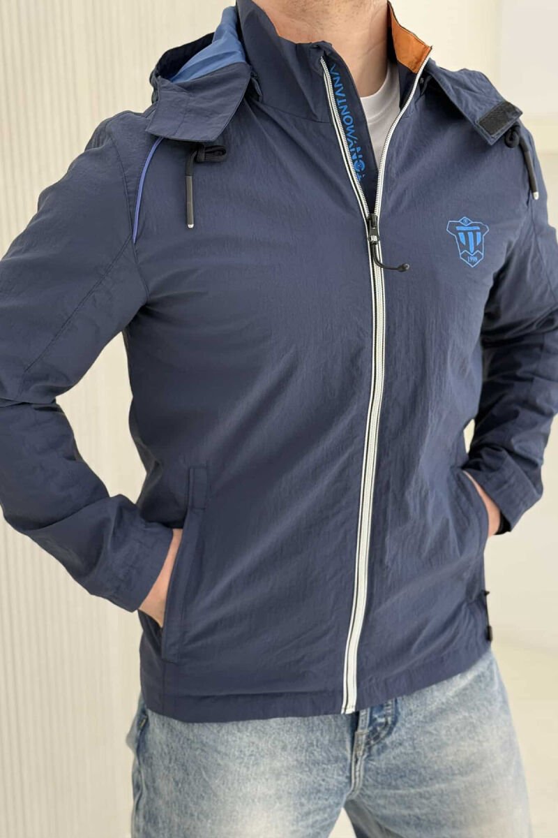 LIGHT RUNNING ONE COLOR MEN JACKET BLUE/BLU - 2