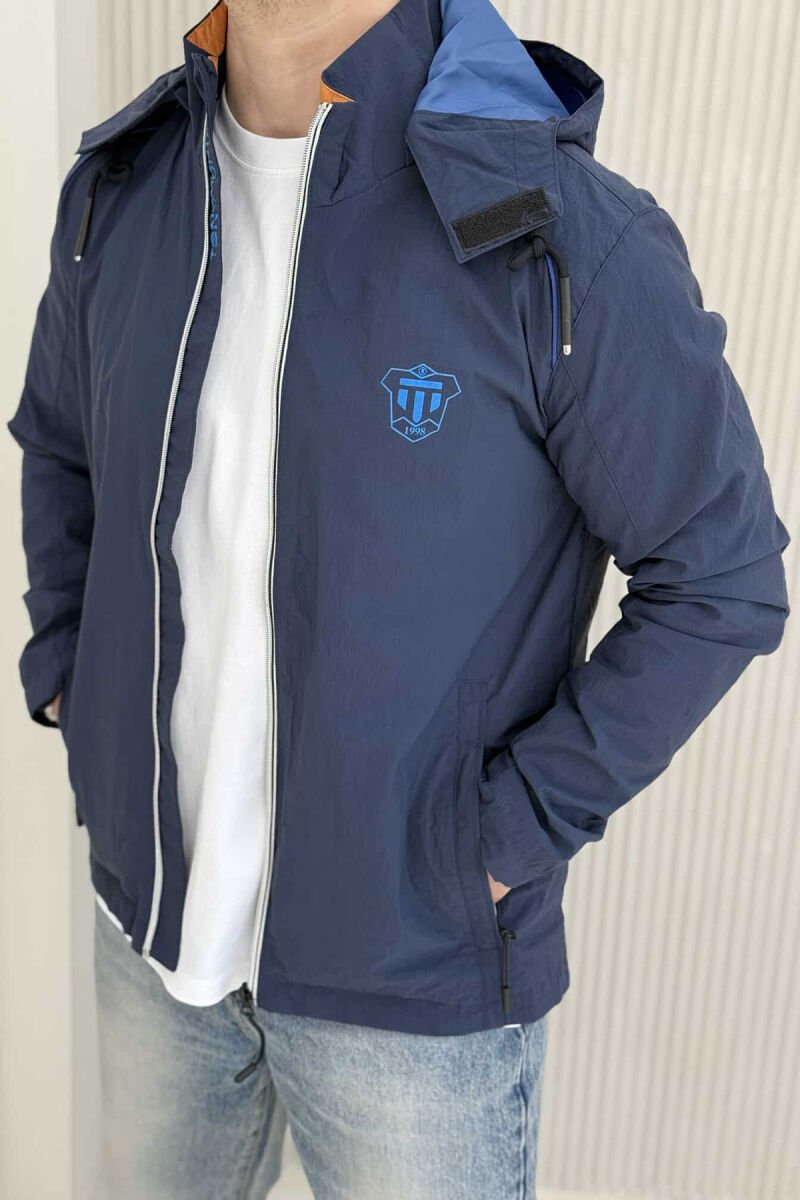 LIGHT RUNNING ONE COLOR MEN JACKET BLUE/BLU - 3