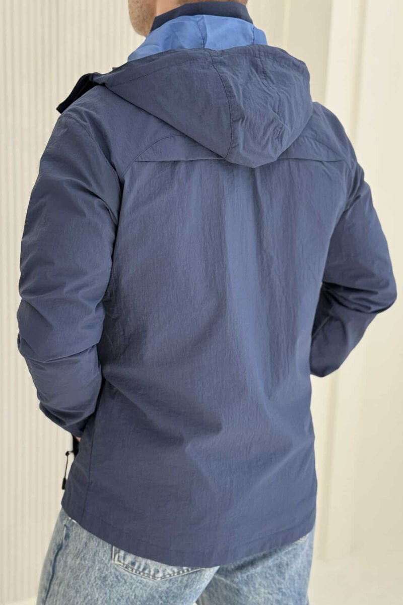 LIGHT RUNNING ONE COLOR MEN JACKET BLUE/BLU - 5