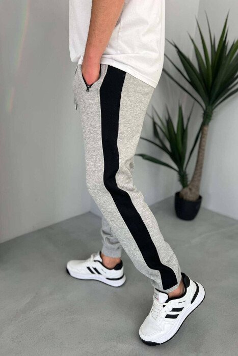 LINED FLUFFY MEN SWEATPANTS GREY/GRI - 2