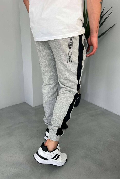 LINED FLUFFY MEN SWEATPANTS GREY/GRI - 3