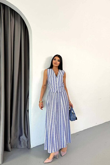 SET JELEK+FUND PER FEMRA NE NGJYRE BLU - KLAUDIO FASHION