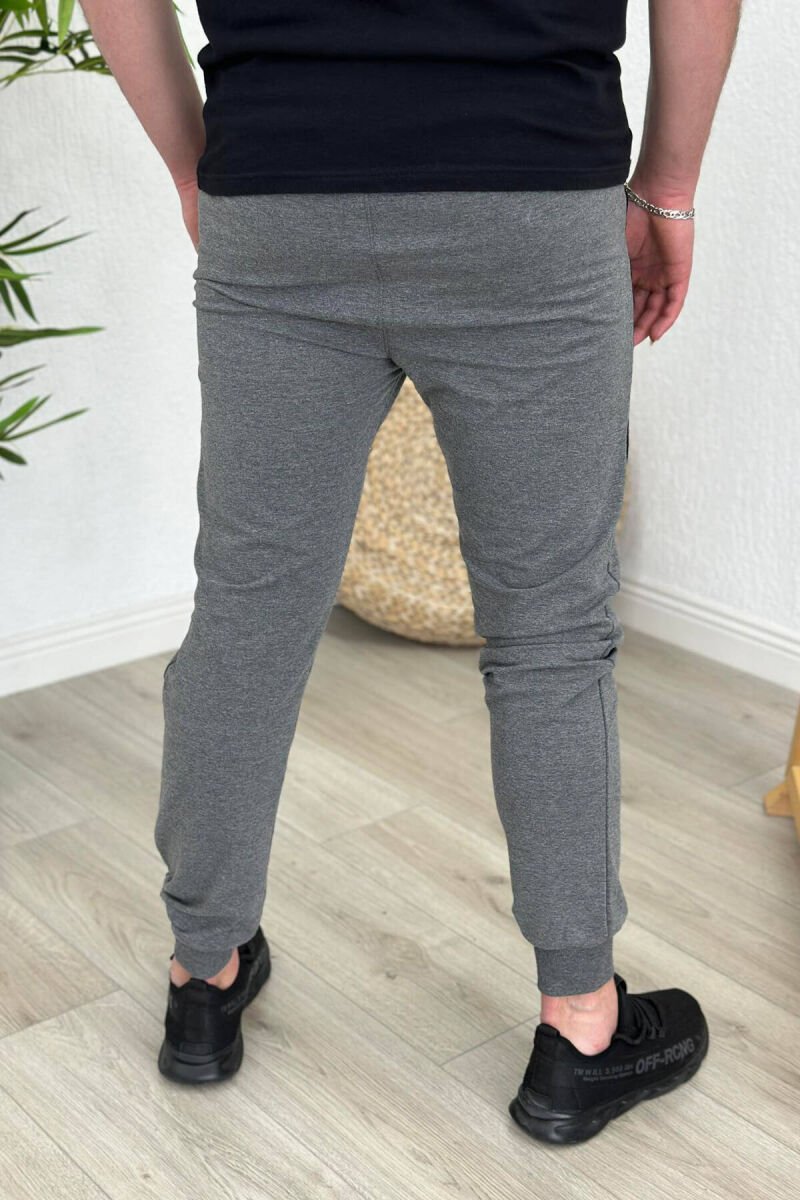 LINES COTTON MEN SWEATPANTS GREY/GRI - 2