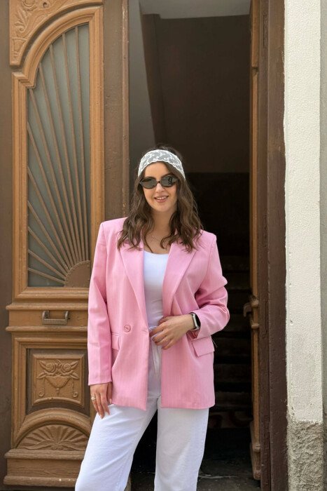 LINES DESIGN CLASSIC WOMAN JACKET PINK/ROZE - 2