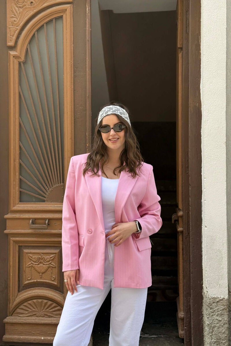 LINES DESIGN CLASSIC WOMAN JACKET PINK/ROZE - 2