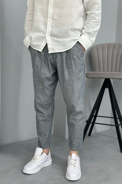 LINES DESIGN SIMPLE MEN PANTS GREY/GRI - 2